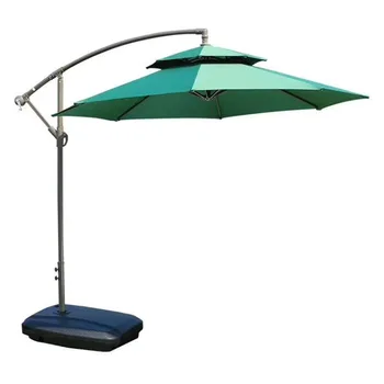 Уличный зонт 2,7 метра, большие солнечные уличные киоски, внутренний дворик, коробка для зонтов, защитный зонт-банан, римский складной зонт