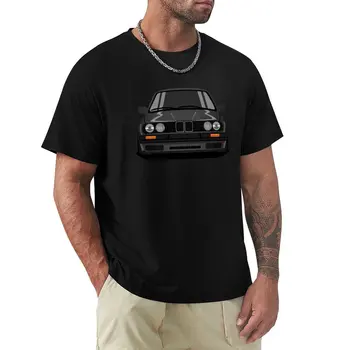 Черный E30. Футболка, кавайная одежда, футболка для мальчика, забавные футболки, милая одежда, футболки для мужчин, комплект