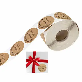 Шт Круглый клей 25 см для скрапбукинга ручной работы с печатью любви, Романтическая Рождественская Оливковая Ветвь, бумажные круглые наклейки для этикеток